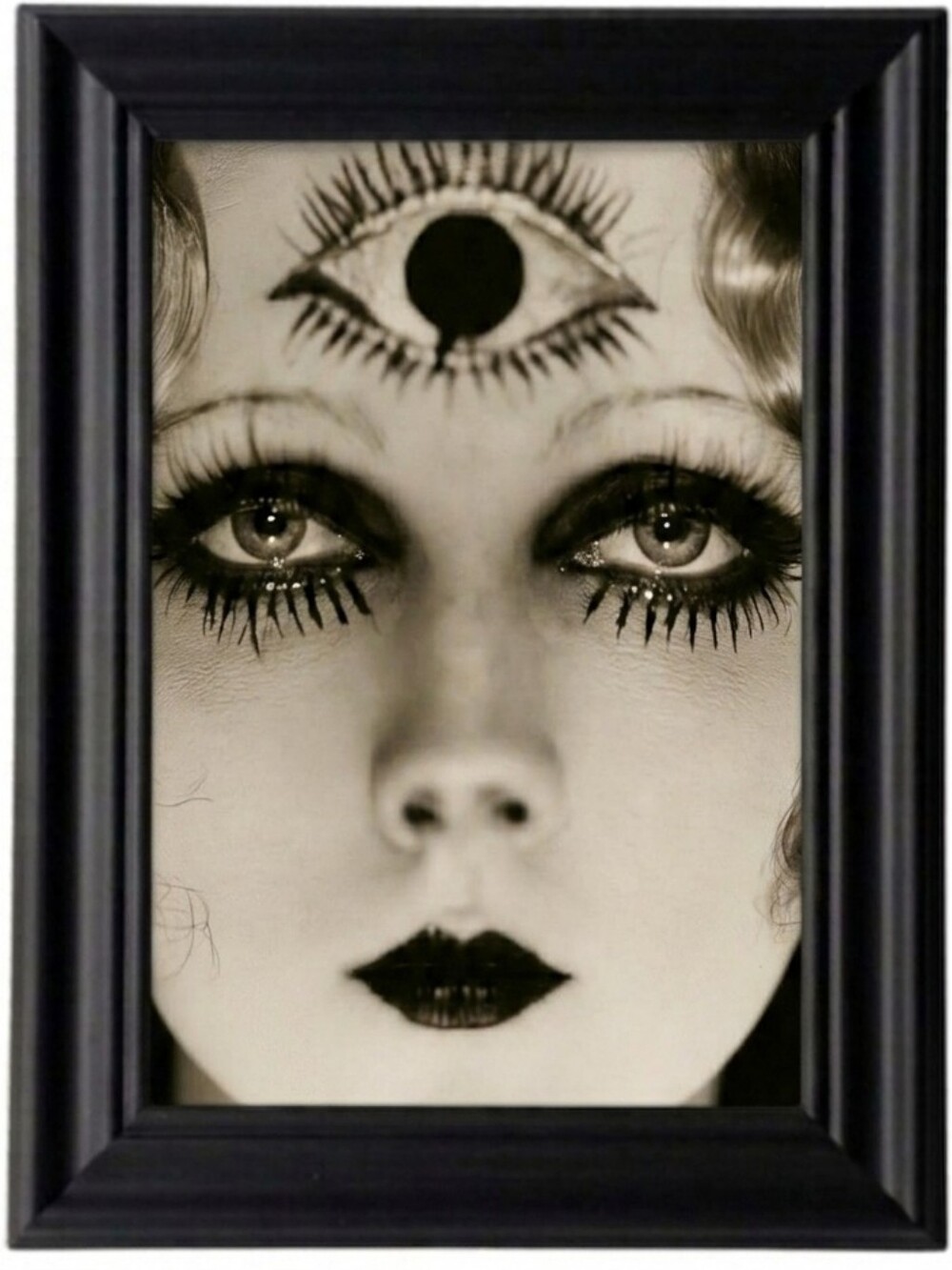 Third Eye Vintage Gypsy Pagan Occult Gothic Goth Punk Wicca Wiccan Framed Photo
